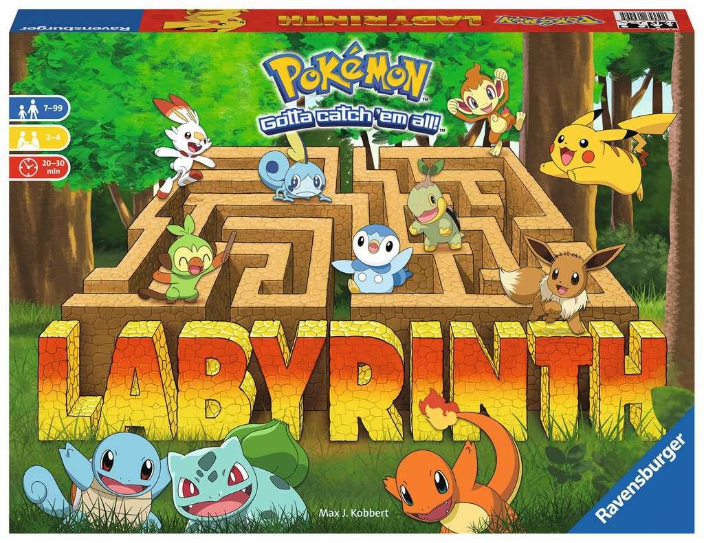 Ravensburger Spiel - Pokémon Labyrinth - Familienspiel für 2-4 Spieler ab 7 Jahren