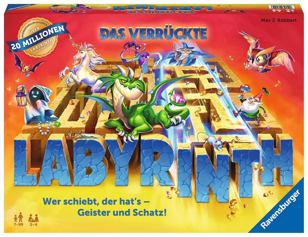 Ravensburger Spiel - Das verrückte Labyrinth - Spieleklassiker für 2 - 4 Personen ab 7 Jahren