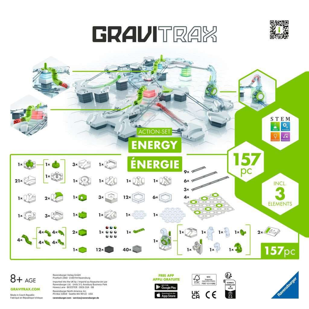 GraviTrax - Piastra Di Base Piccola E Pezzi Singoli - Da Set Action Set Twist - Usato, Come Nuovo