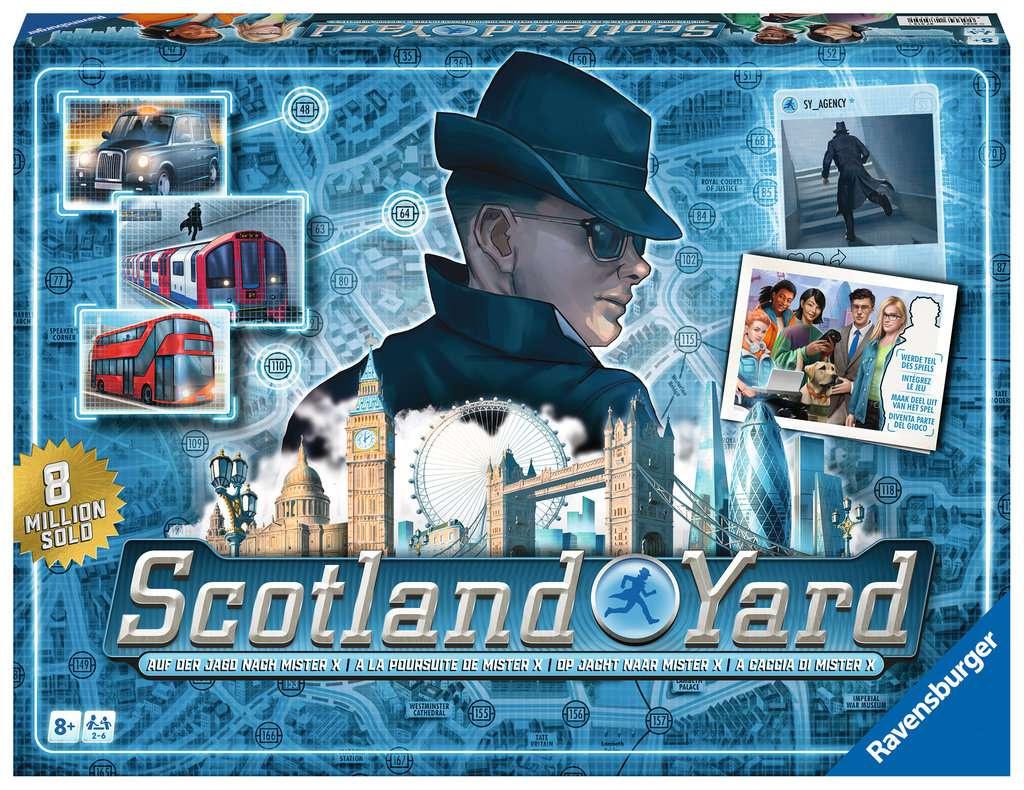 Ravensburger Spiel - Scotland Yard - Familienspiel, Brettspiel für Kinder und Erwachsene