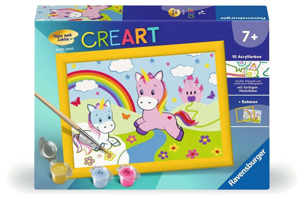 Produktbild Ravensburger Beschäftigung - CreArt - Malen nach Zahlen  27696 - Traumhafte Einhörner – Kinder ab 7 Jahren 2 von 2