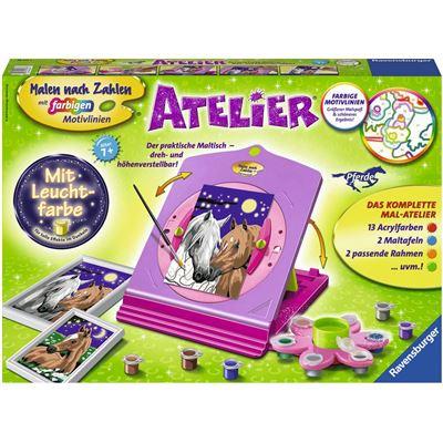 Produktbild Ravensburger Beschäftigung - CreArt - Malen nach Zahlen  28507  - Atelier Pferde – Kinder ab 7 Jahren 3 von 4