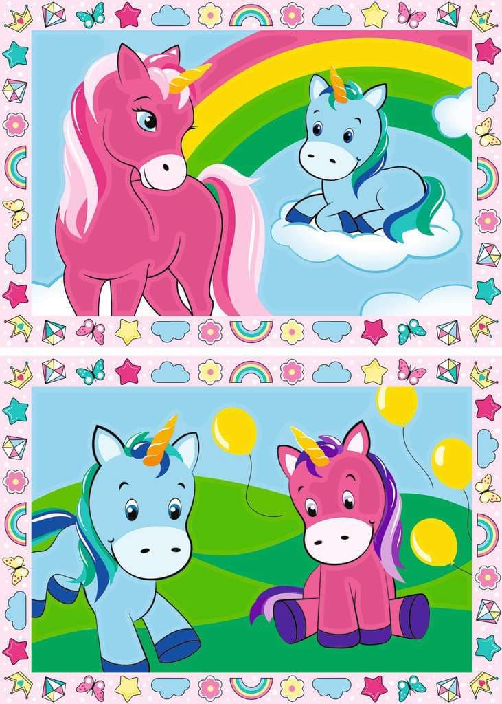 Ravensburger Beschäftigung - CreArt, Malen nach Zahlen Junior - Zauberhafte Einhörner