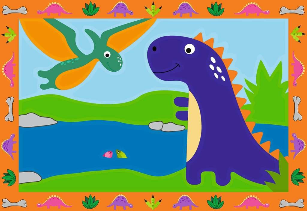 Produktbild Ravensburger Beschäftigung - CreArt, Malen nach Zahlen Junior - Land der Dinosaurier 3 von 4