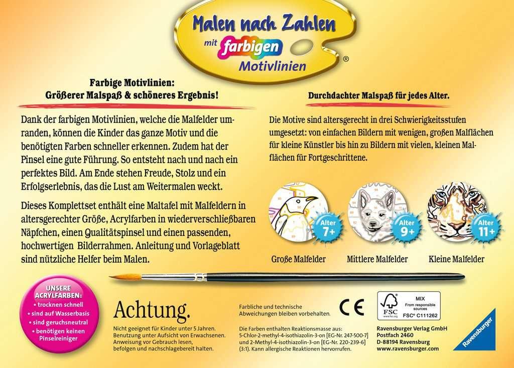 Produktbild Ravensburger Beschäftigung - Malen nach Zahlen - 28777 - Süßer Fuchs – Kinder ab 7 Jahren 3 von 4