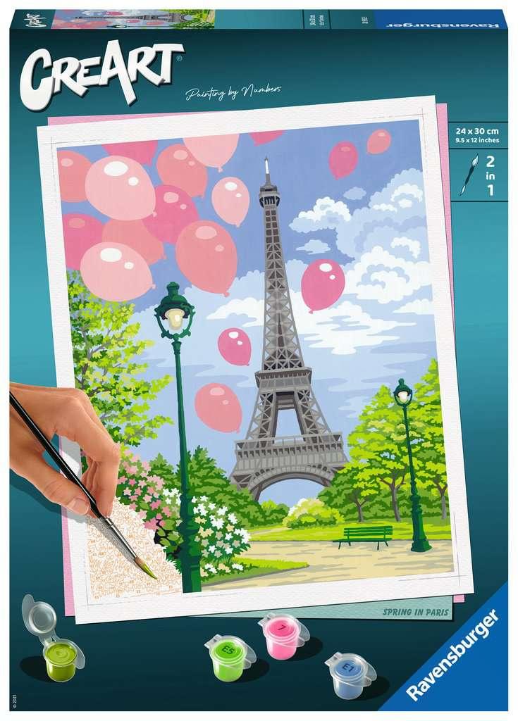 Ravensburger Beschäftigung - CreArt - Malen nach Zahlen 28992 – Spring in Paris