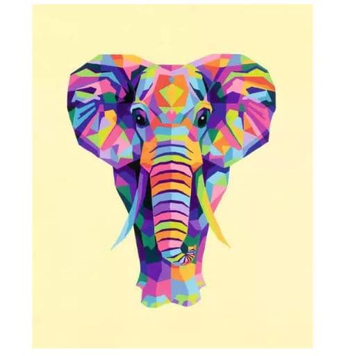 Produktbild Ravensburger Beschäftigung - CreArt Funky Elephant - Malen nach Zahlen für Erwachsene 5 von 6