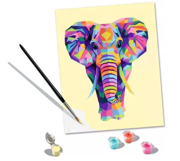 Produktbild Ravensburger Beschäftigung - CreArt Funky Elephant - Malen nach Zahlen für Erwachsene 4 von 6