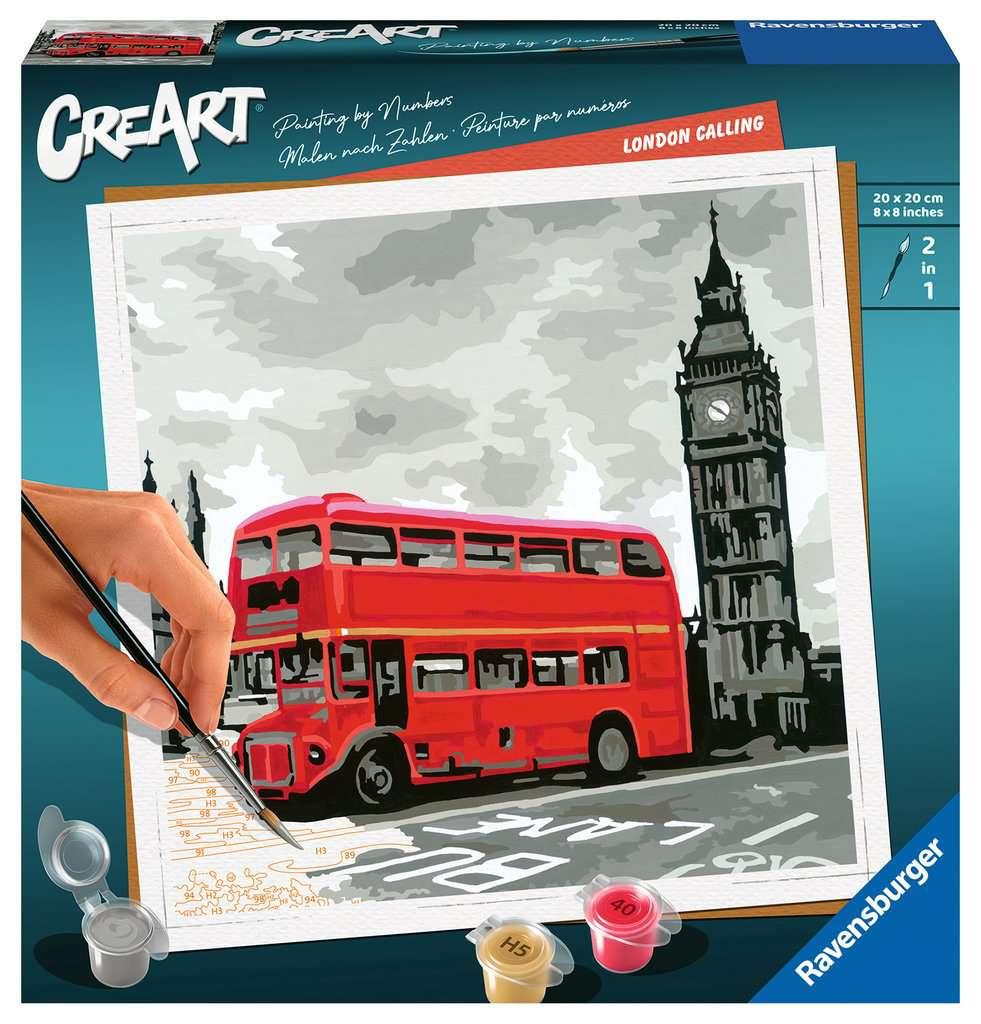 Ravensburger Beschäftigung - CreArt Malen nach Zahlen - London Calling – ab 12 Jahren