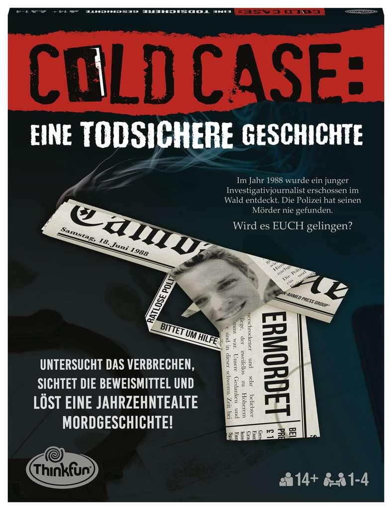 Thinkfun - Cold Case: Eine todsicher Geschichte. Der Krimi im eigenen Heim. Wer findet den Mörder?