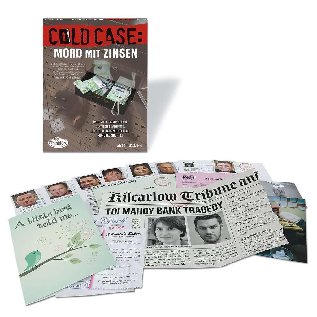 Produktbild ThinkFun - Cold Case: Mord mit Zinsen. Der Krimi im eigenen Heim. Wer findet den Mörder? 4 von 7