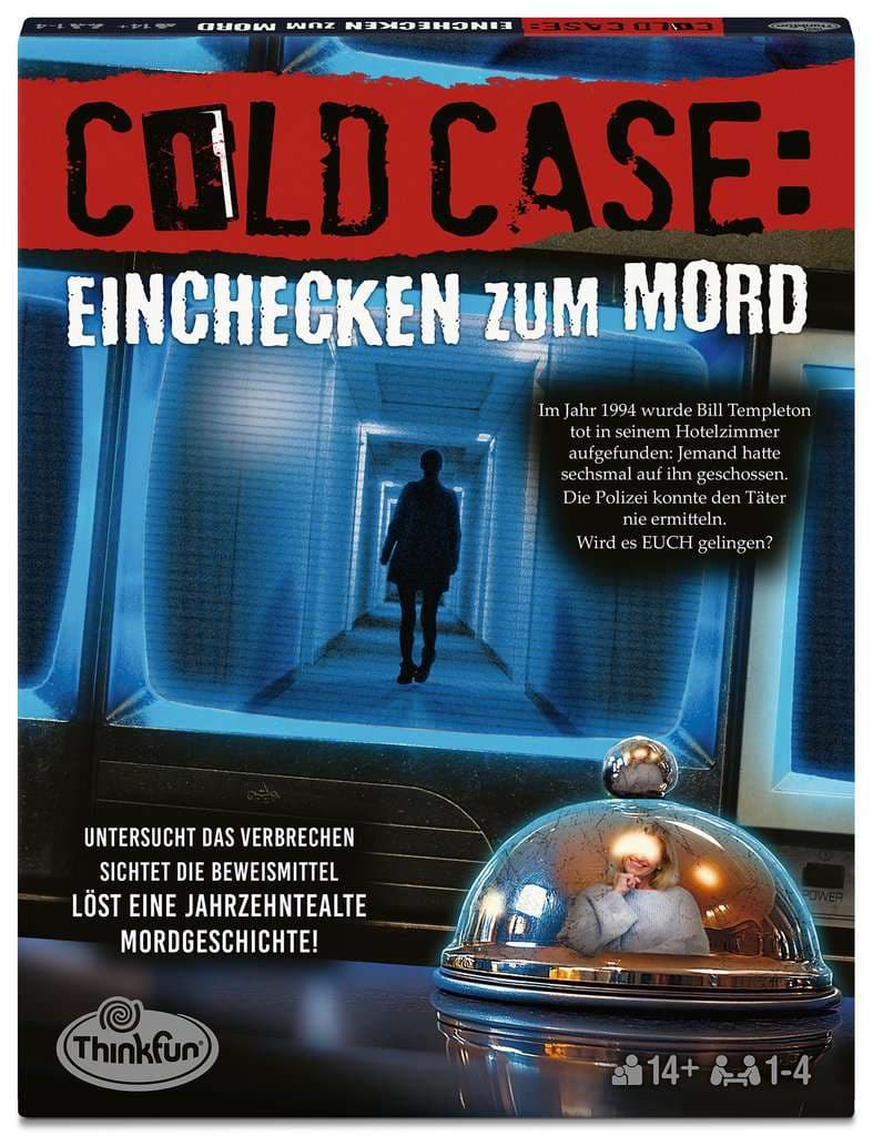 Ravensburger Spiel - ThinkFun Cold Case: Einchecken zum Mord - Kombinationsspiel ab 14 Jahre