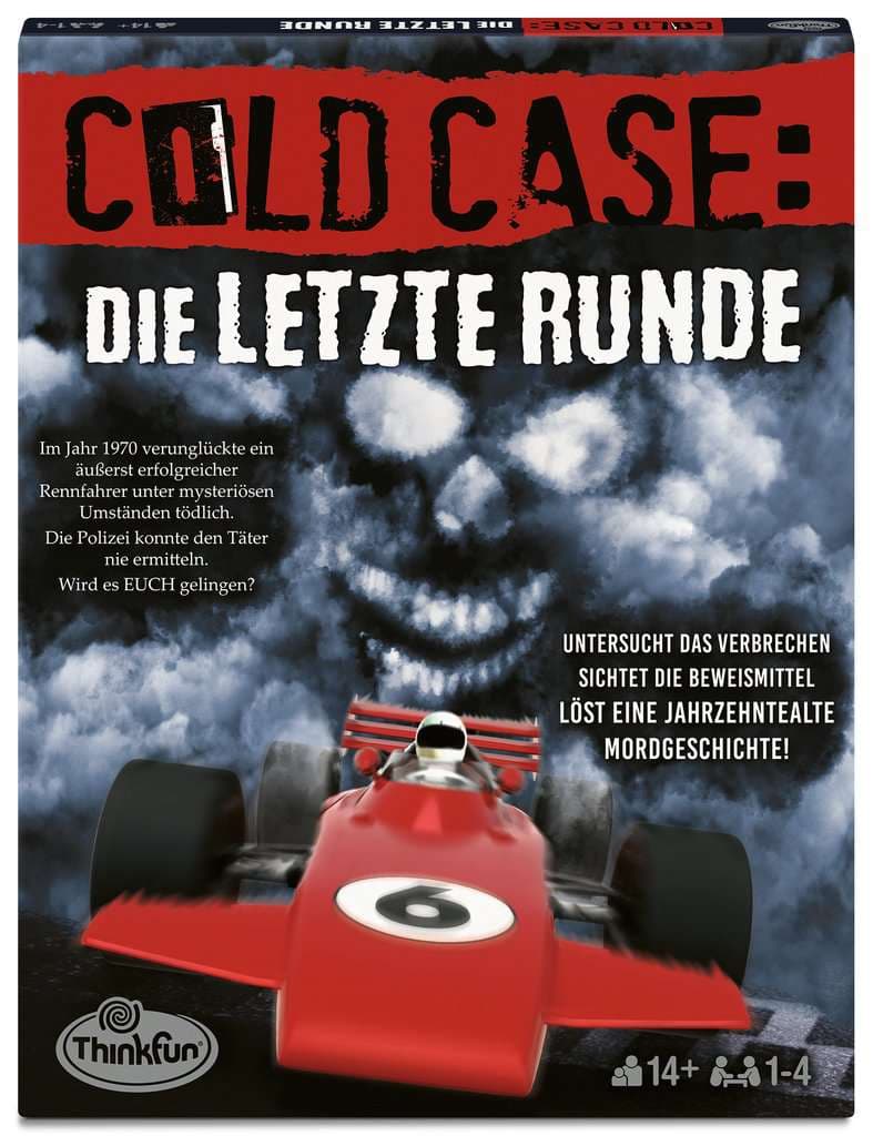 ThinkFun Cold Case: Die letzte Runde - Kombinationsspiel ab 14 Jahre