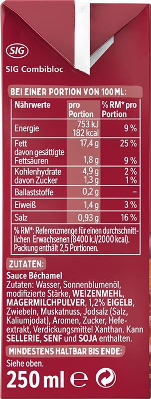 Produktbild THOMY Les Sauces Béchamel 2 von 5