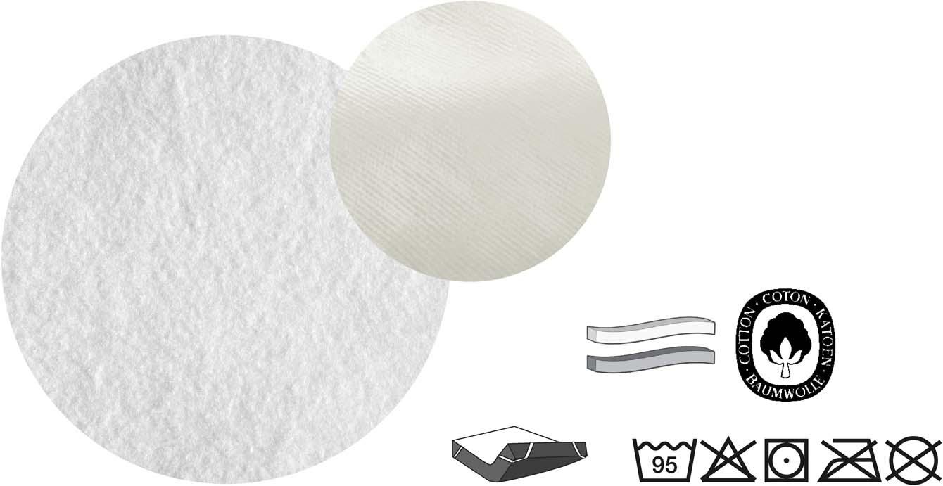 Produktbild biberna wasserundurchlässige Molton Matratzenauflage 100x200cm 3 von 8