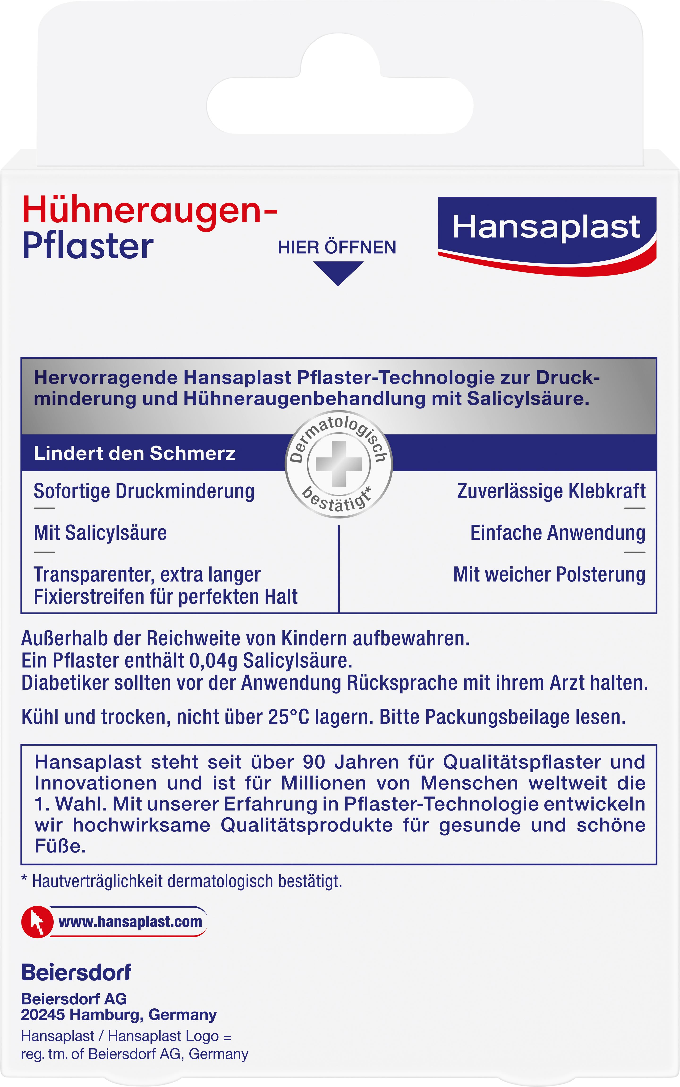Produktbild Hansaplast Hühneraugen Pflaster 2 von 6