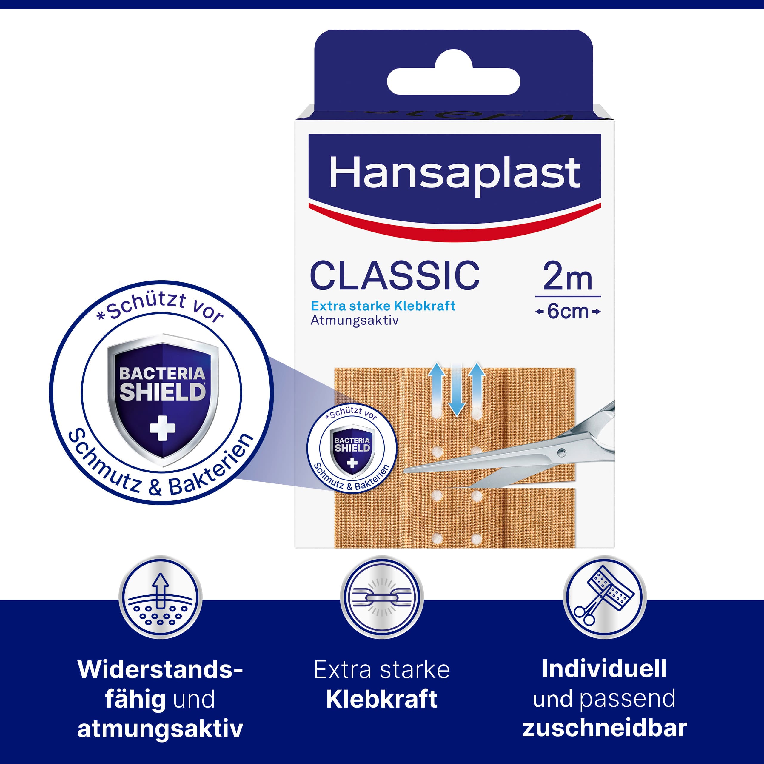 Produktbild Hansaplast Classic Pflaster 4 von 6