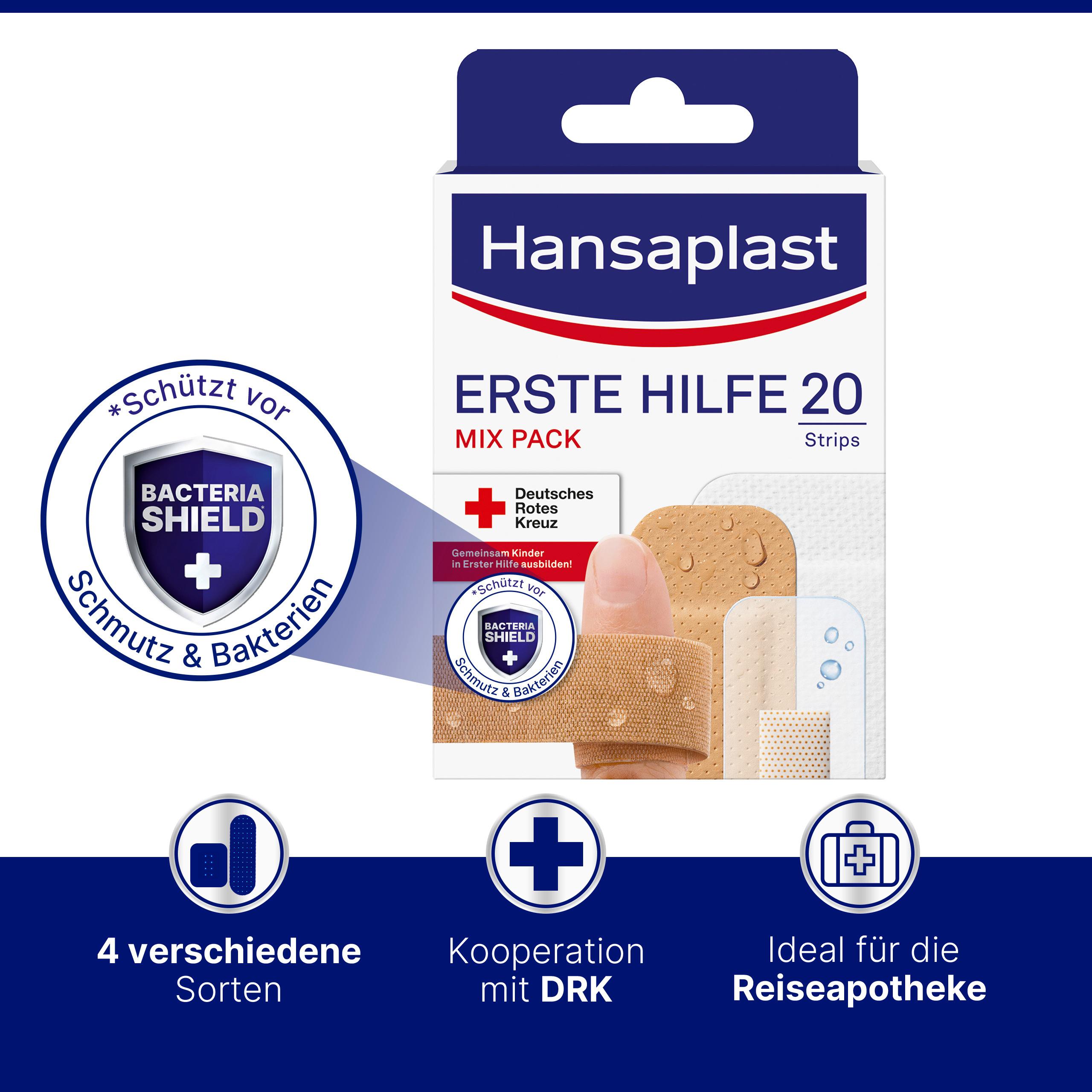 Produktbild Hansaplast Erste Hilfe Pflaster Mix-Pack 3 von 3