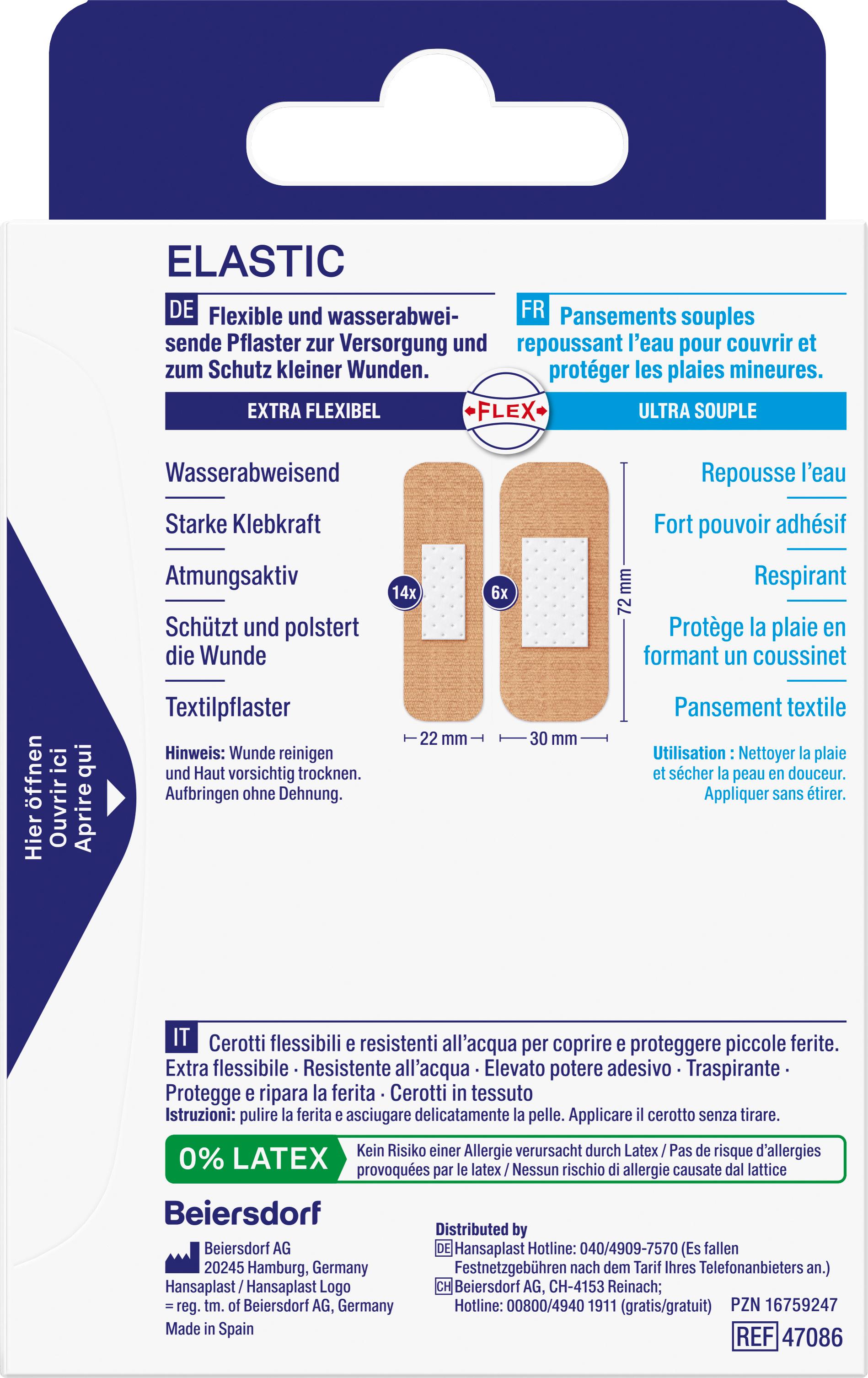 Produktbild Hansaplast Elastic Pflaster 2 von 5