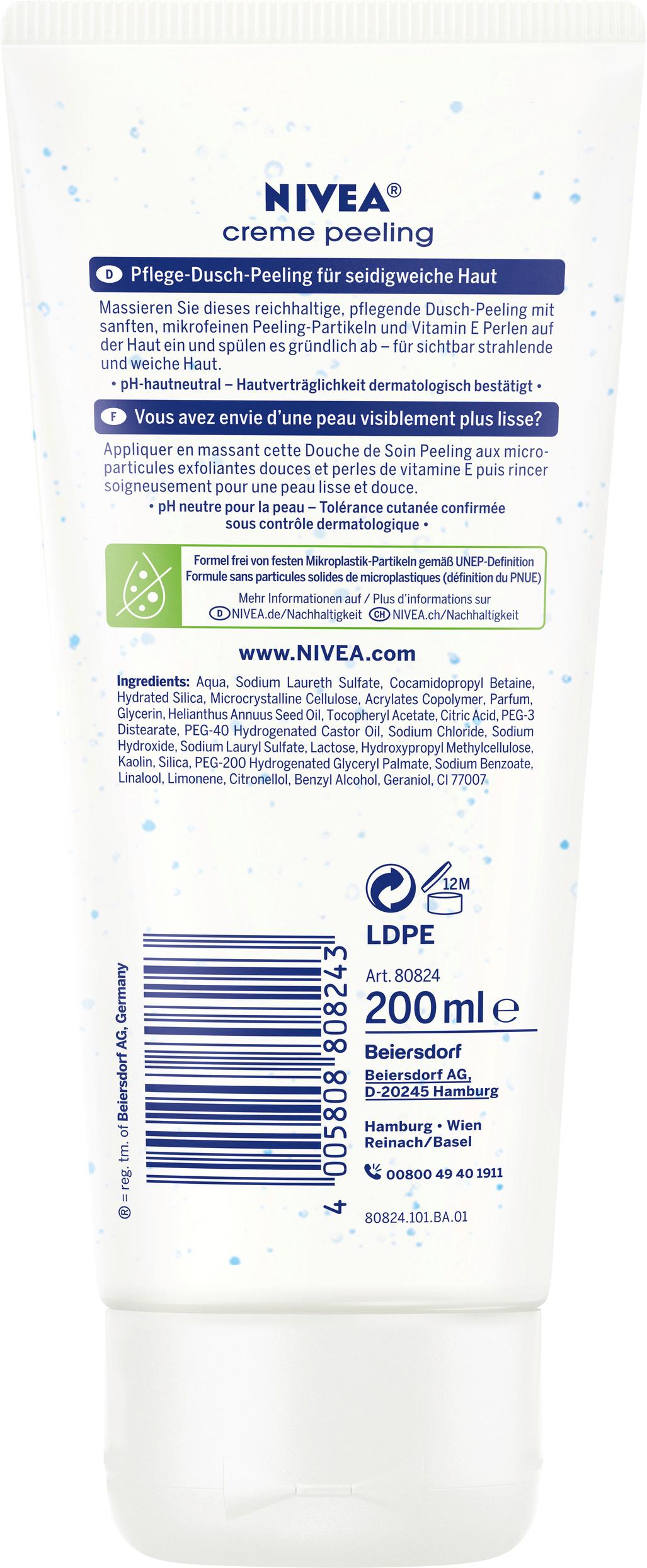 Produktbild NIVEA Pflegedusche Creme Peeling 2 von 2