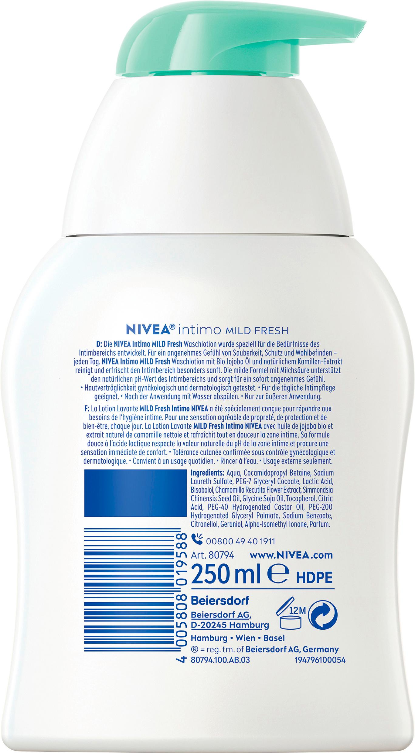 Produktbild NIVEA intimo Waschlotion MILD FRESH 2 von 2