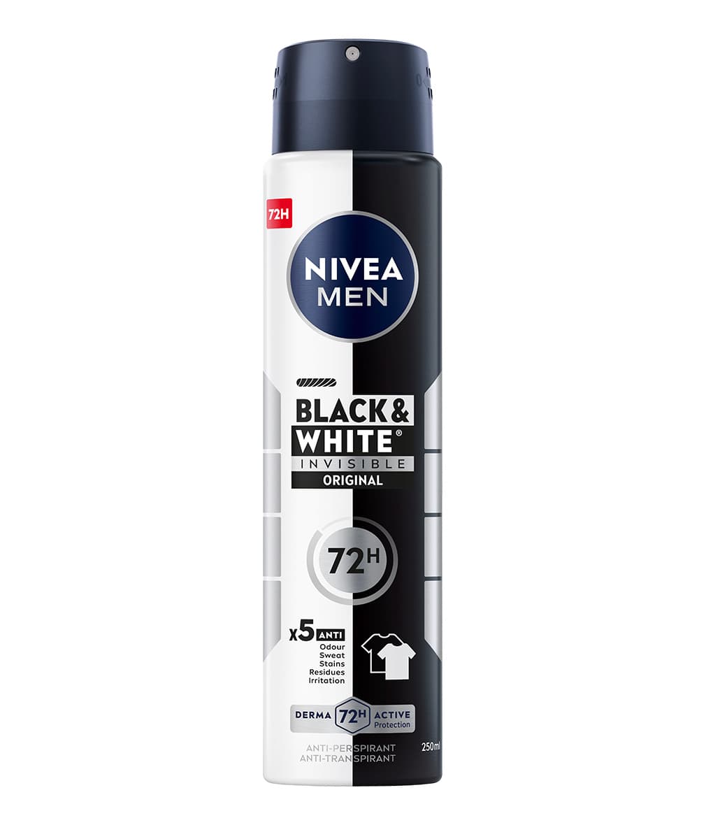 NIVEA MEN Black & White Invisible Original Deo Spray