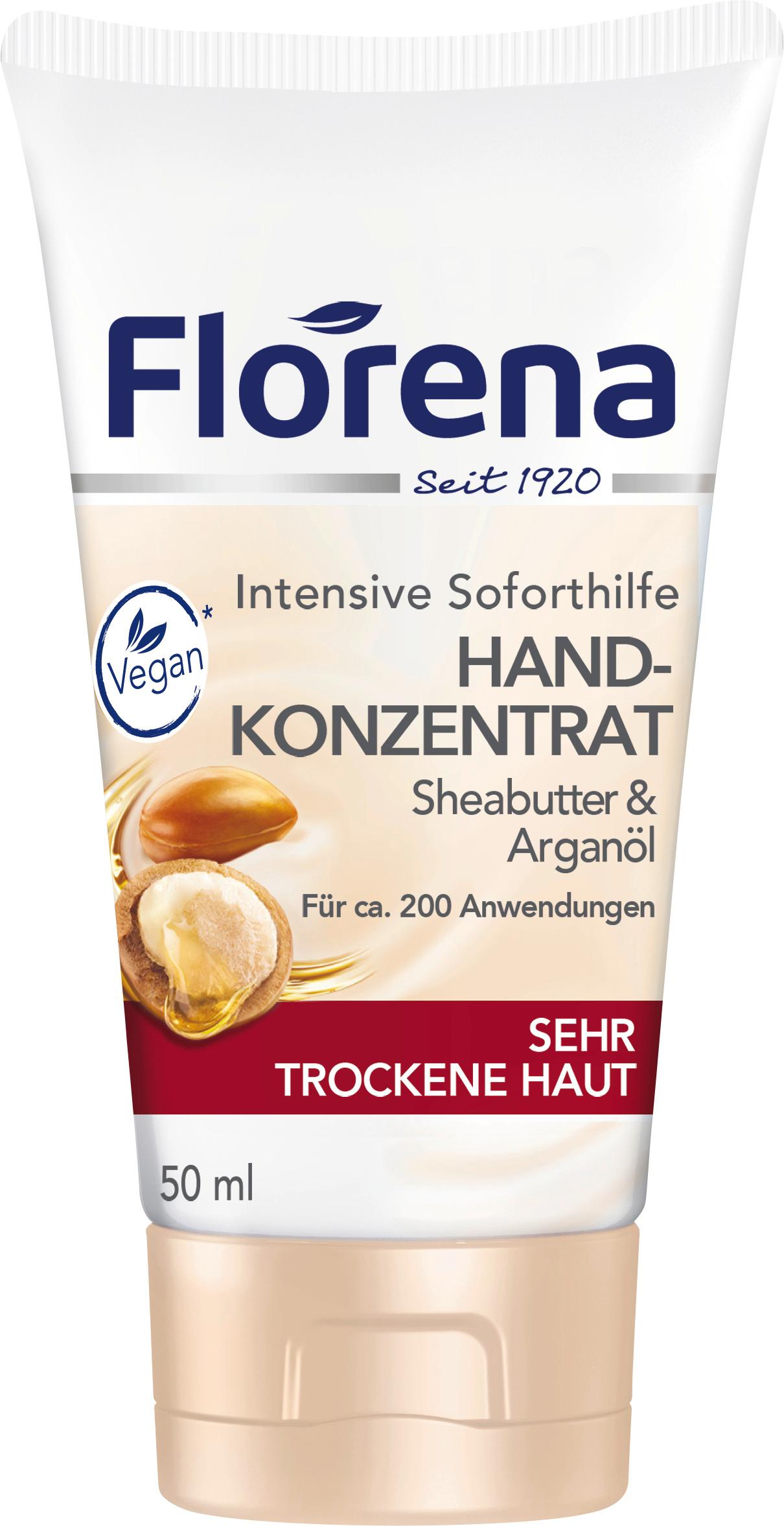 Florena Handcreme Konzentrat Sheabutter&Bio-Arganöl