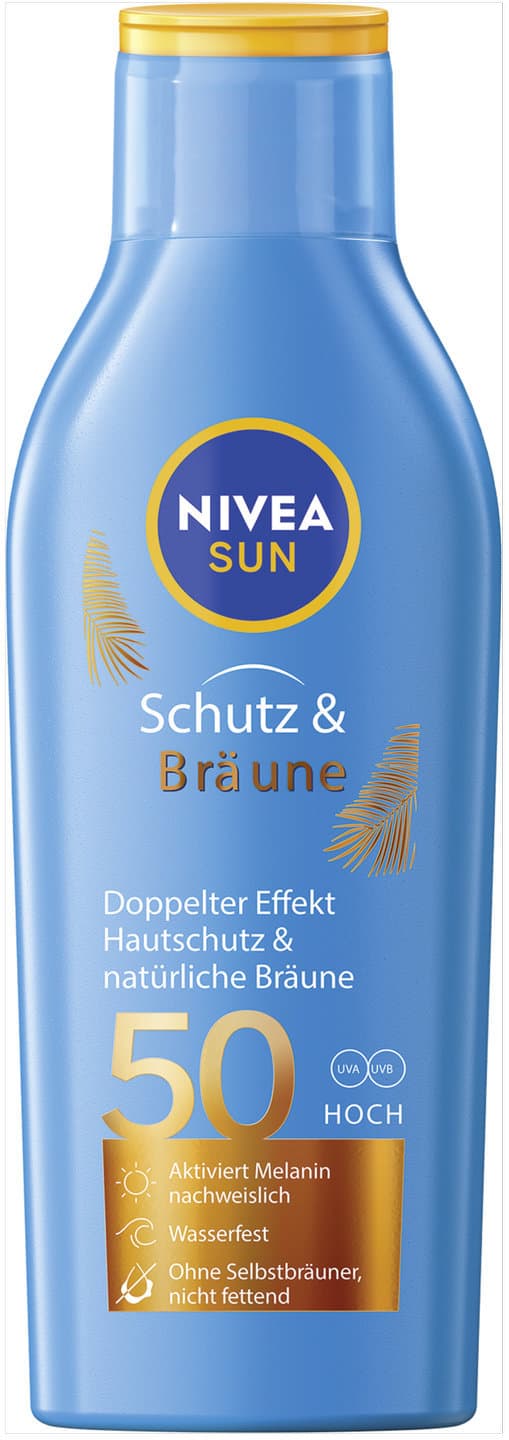 NIVEA SUN Sonnenlotion Schutz & Bräune LSF 50