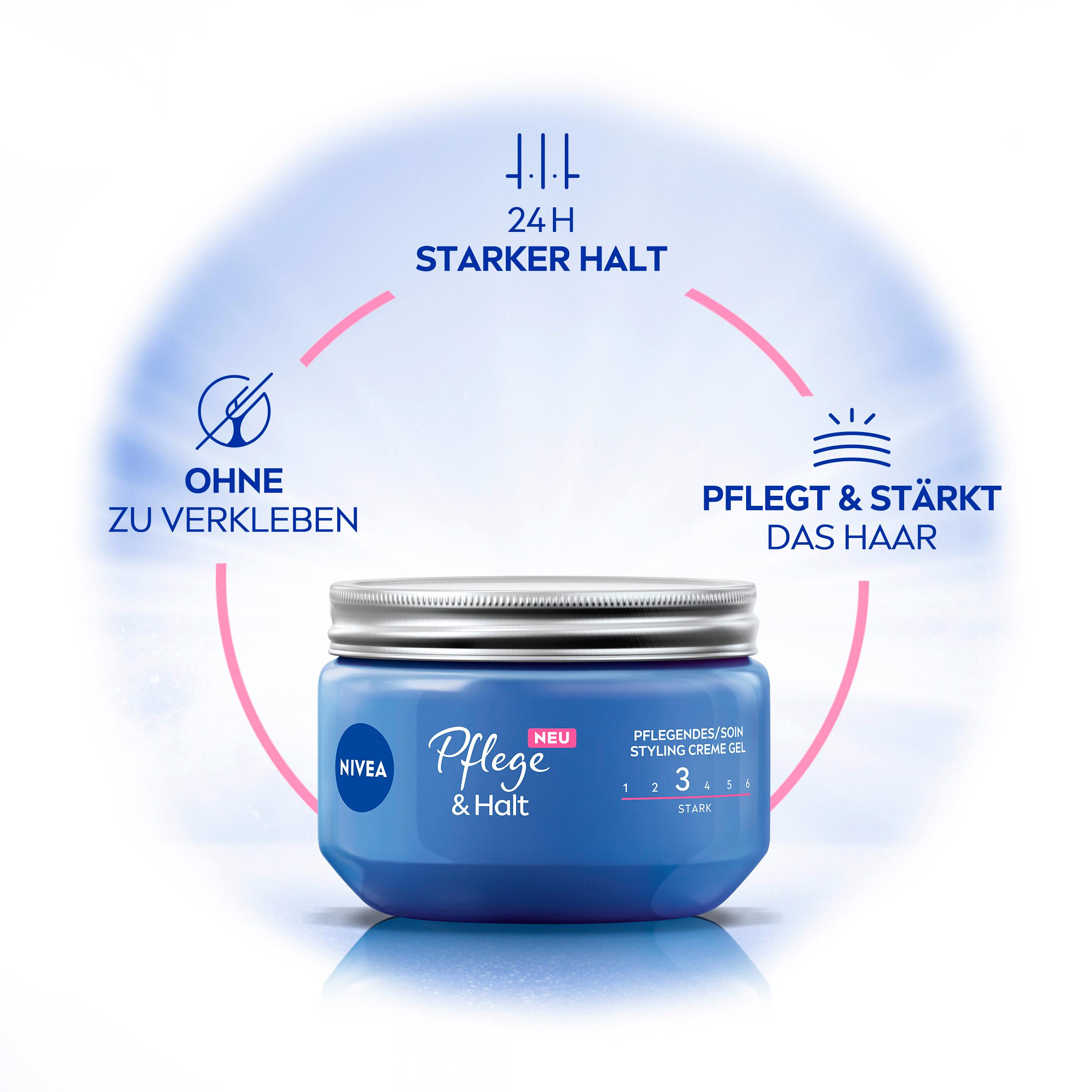 Produktbild NIVEA Pflege&Halt Pflegendes Styling Creme Gel 3 von 5
