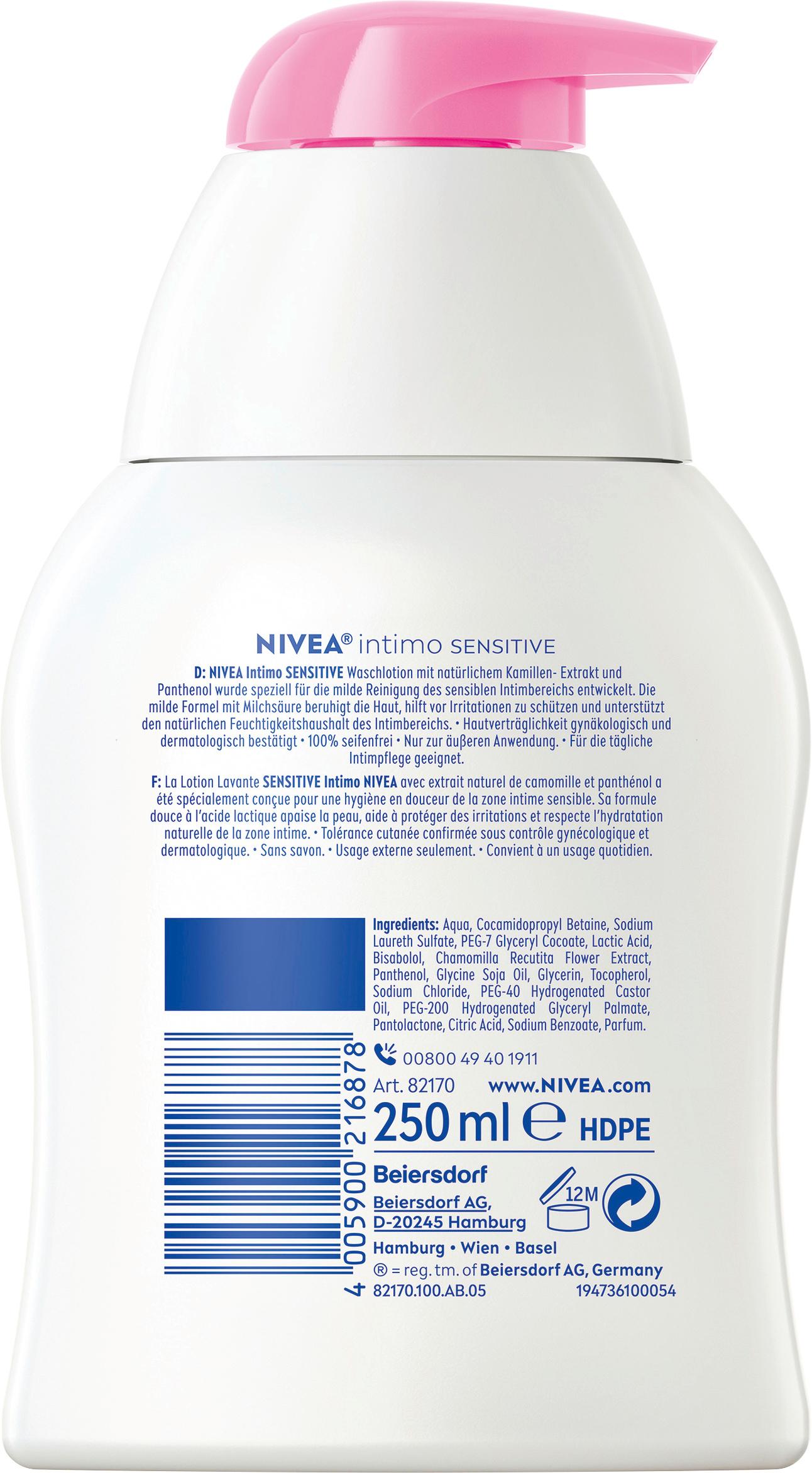 Produktbild Nivea Intimo Waschlotion Sensitive 2 von 2