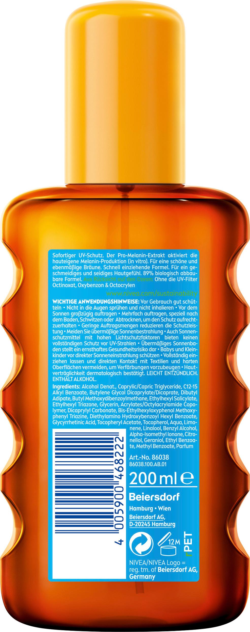 Produktbild NIVEA SUN Schutz&Bräune Sonnenöl LSF30 2 von 5