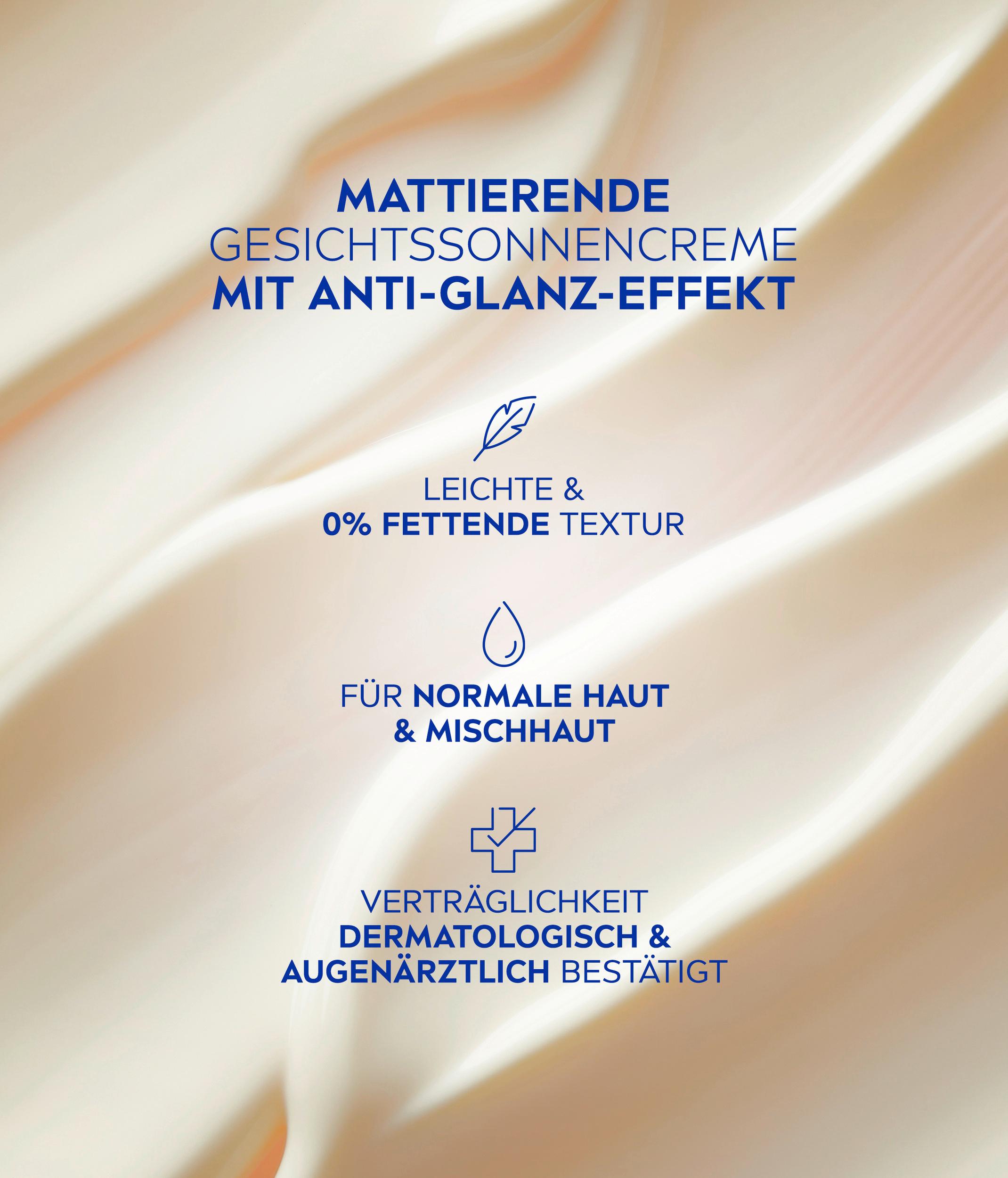 Produktbild NIVEA SUN mattierender Sonnenschutz Anti-Glanz-Effekt LSF50 4 von 5