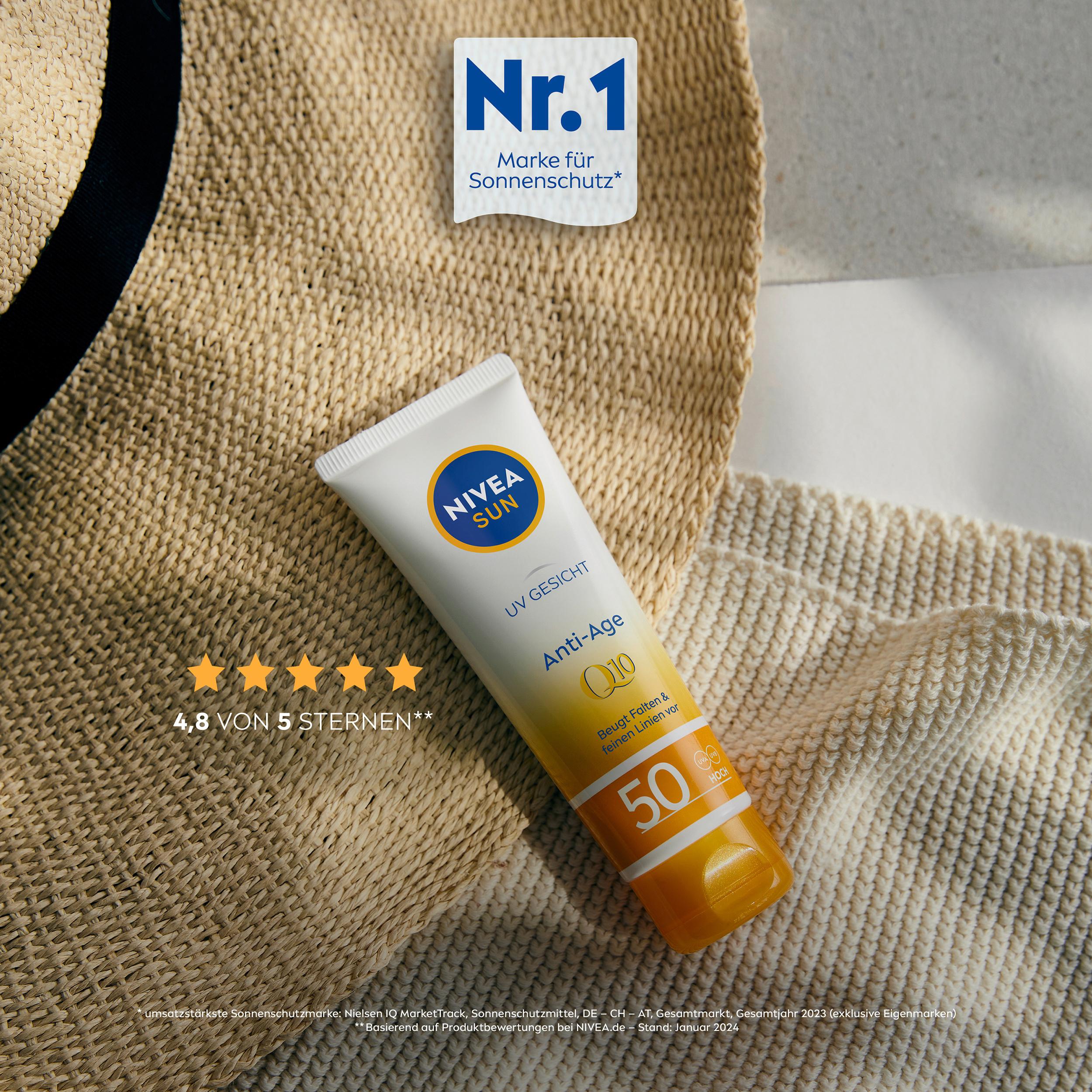 Produktbild NIVEA SUN Anti-Age UV Sonnenschutz Q10 LF50 3 von 4
