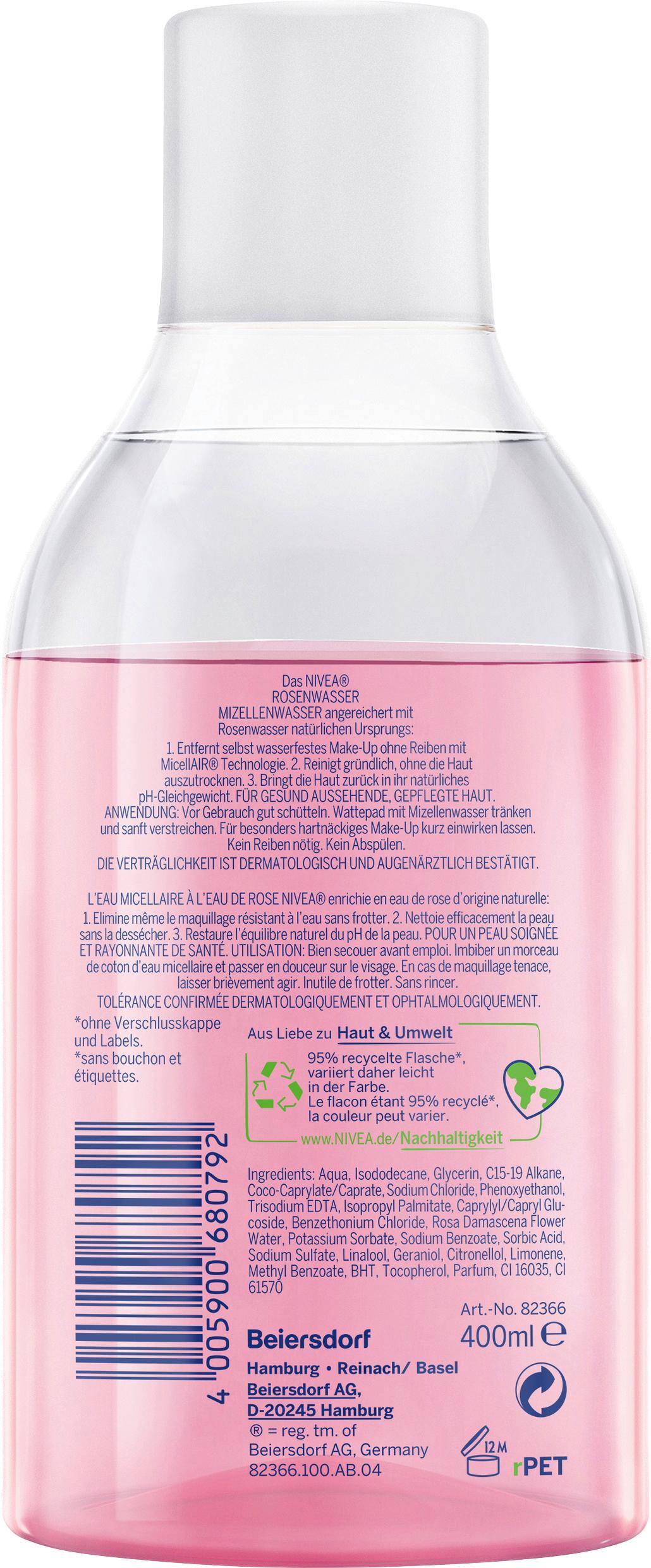 Produktbild NIVEA Rosenwasser Mizellenwasser alle Hauttypen 2 von 2