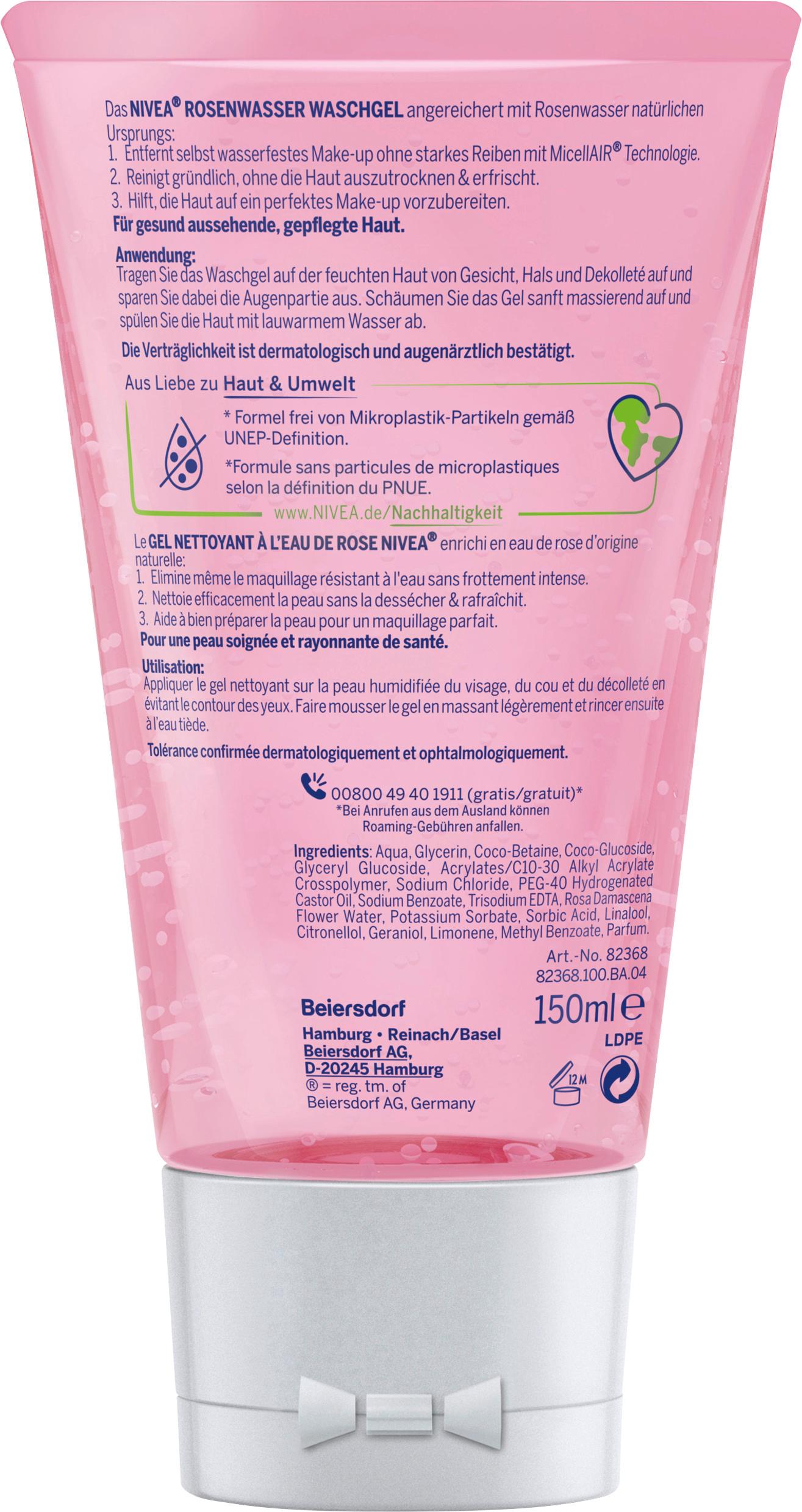 Produktbild NIVEA Rosenwasser Waschgel alle Hauttypen 2 von 4