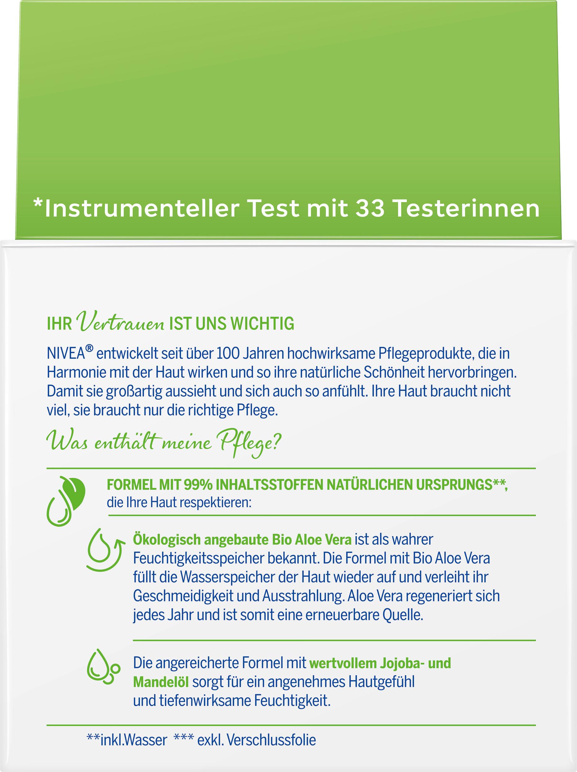 Produktbild NIVEA Natural Balance Feuchtigkeitsspendene Tagespflege Normale und Mischhaut 2 von 5