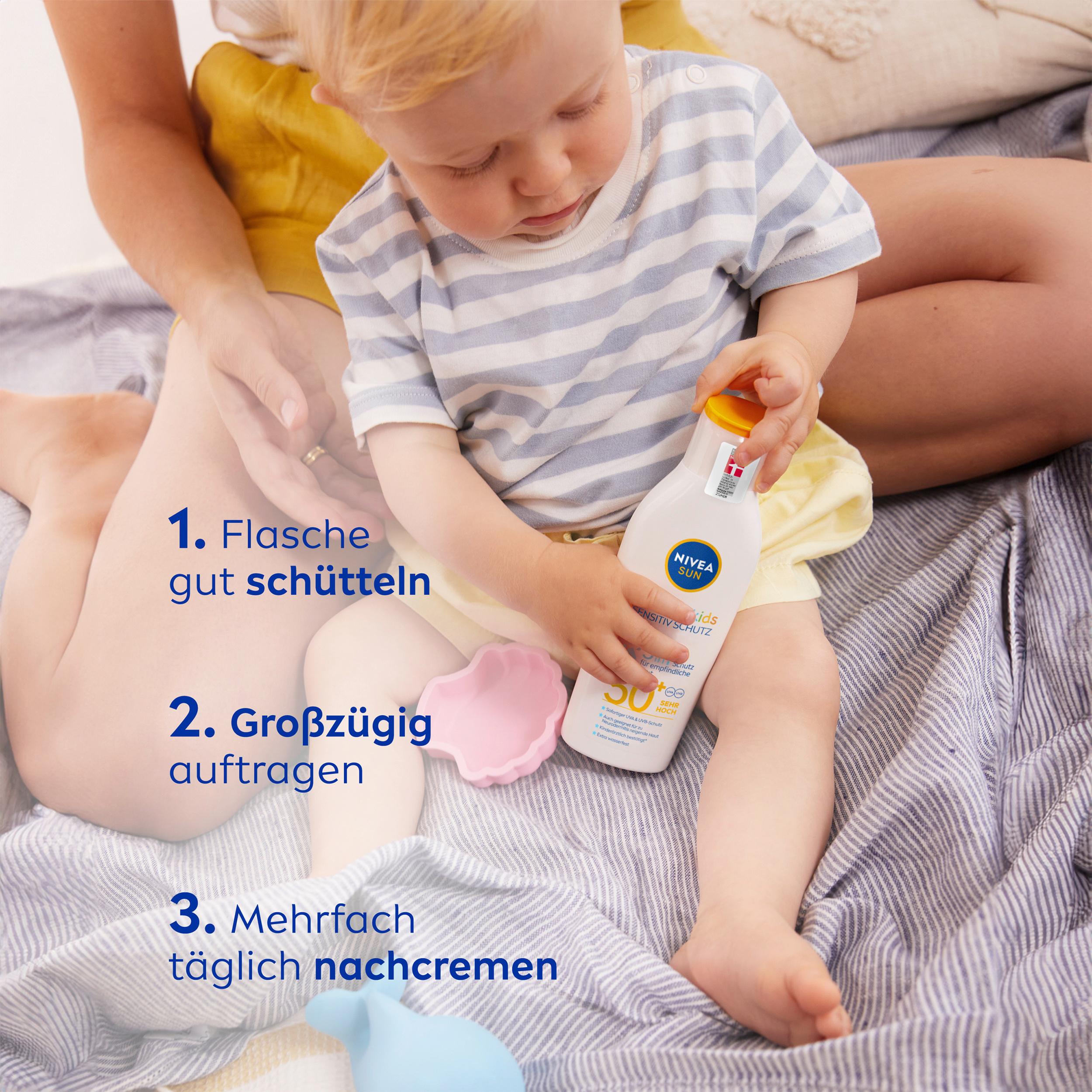 Produktbild NIVEA SUN Kids sensitiv Schutz&Pflege 50+ Sonnenmilch 5 von 6