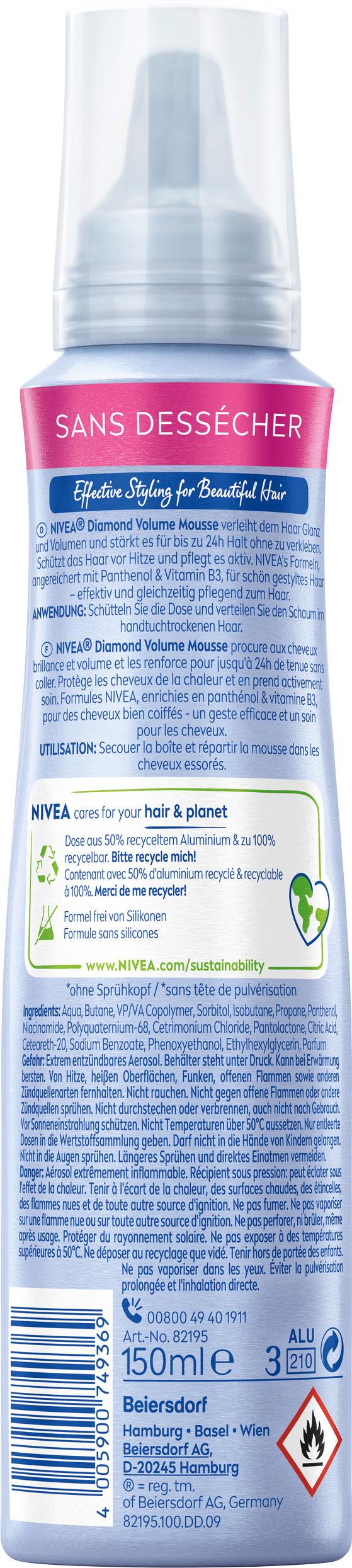 Produktbild NIVEA Diamant Volumen Schaumfestiger Ultra Stark 2 von 5