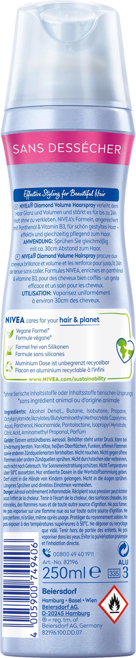 Produktbild NIVEA Diamant Volumen Haarspray Ultra Stark 2 von 7