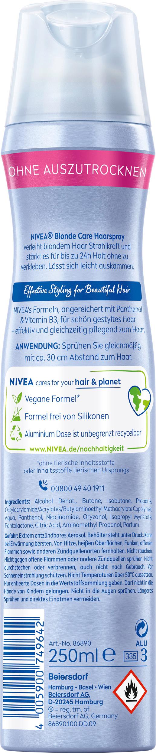 Produktbild NIVEA Blond Pflege Haarspray Extra Stark 2 von 2
