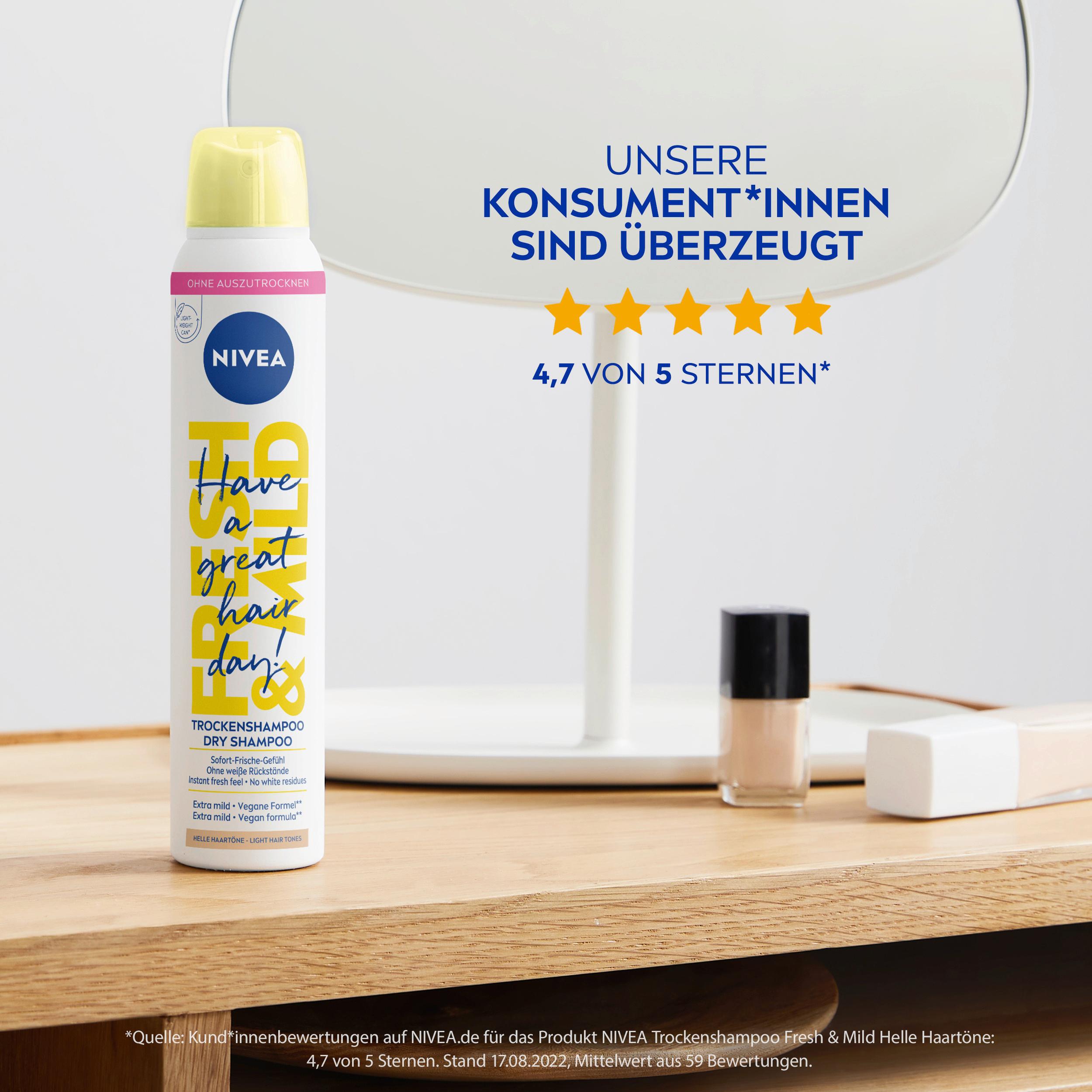 Produktbild NIVEA Trockenshampoo Fresh&Mild helle Haartöne 6 von 7