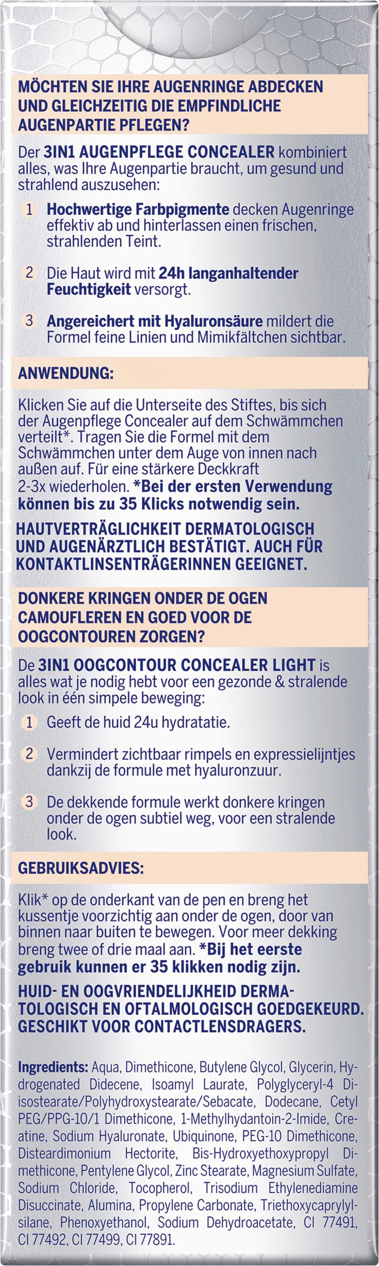 Produktbild NIVEA Cellular 3in1 Augenpflege Concealer 2 von 8