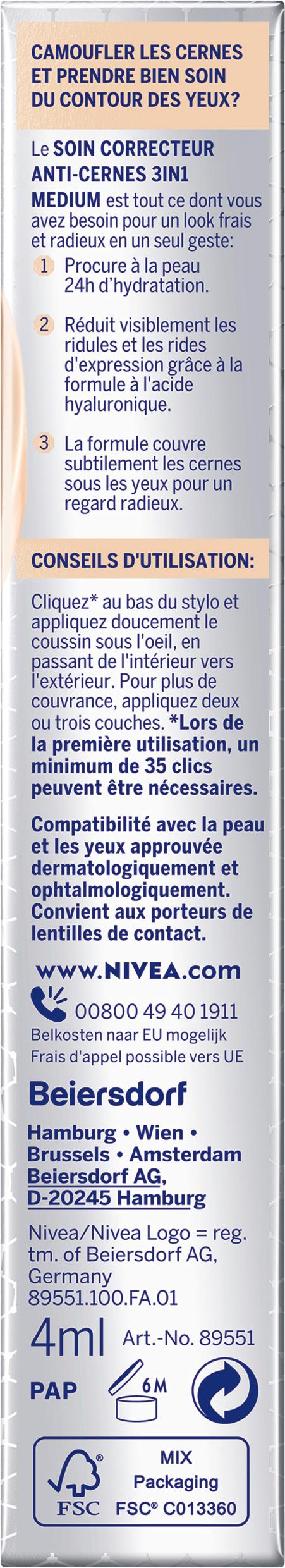 Produktbild NIVEA Cellular 3in1 Augenpflege Concealer 8 von 8