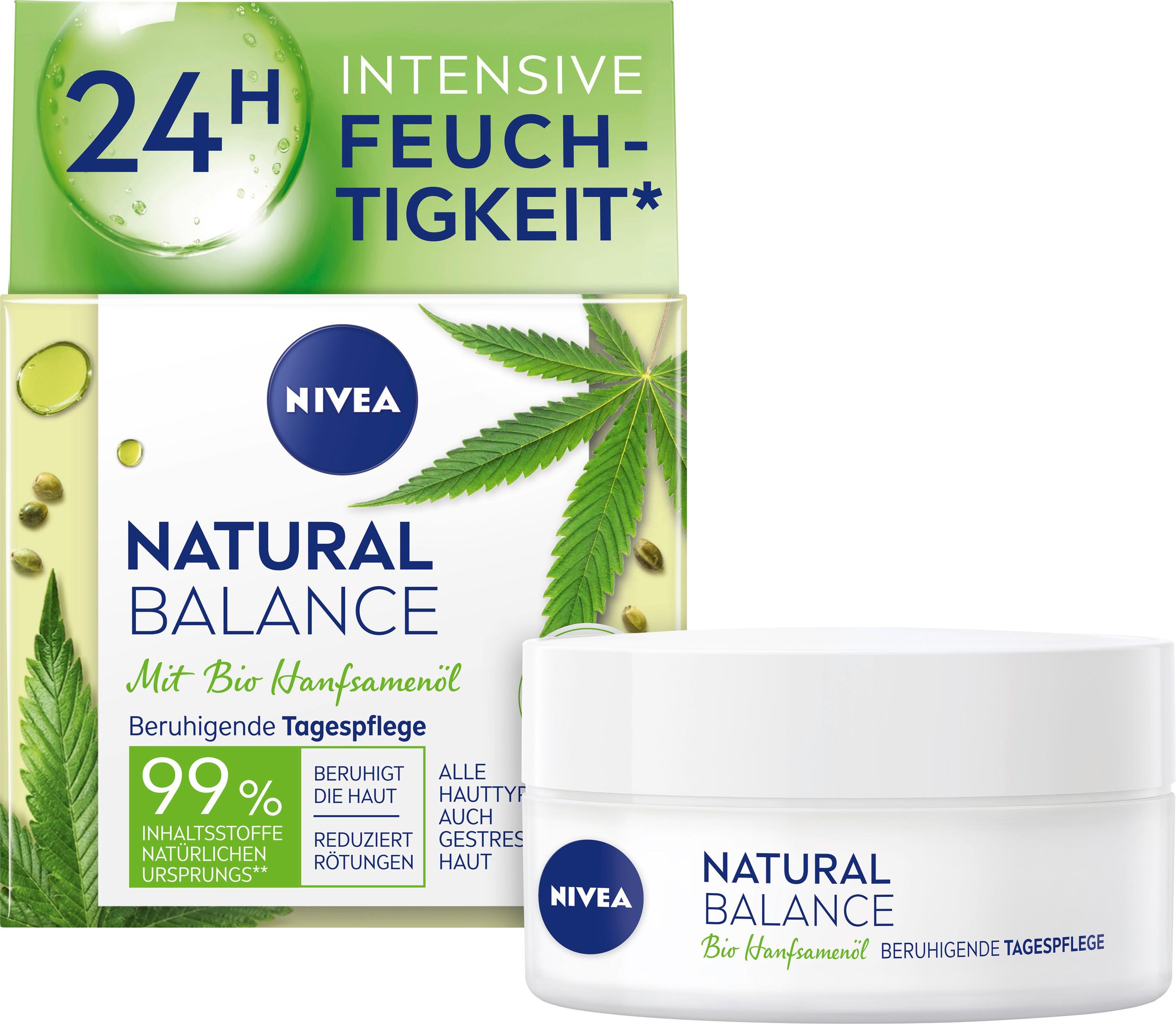Produktbild NIVEA Natural Balance Bio Hanfsamenöl Beruhigende Tagespflege 2 von 3