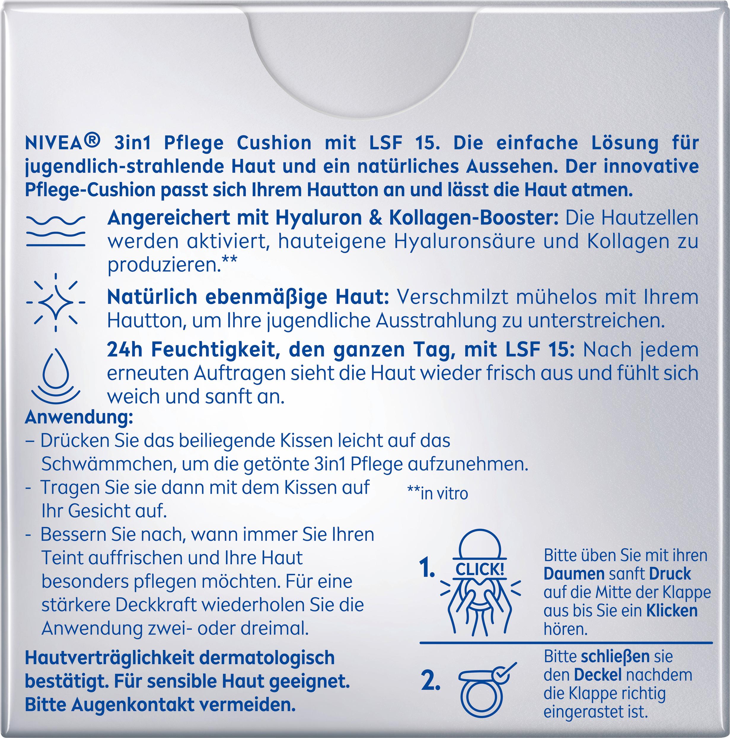 Produktbild NIVEA Cellular Expert Finish 3in1 Pflege Cushion Hell 2 von 2