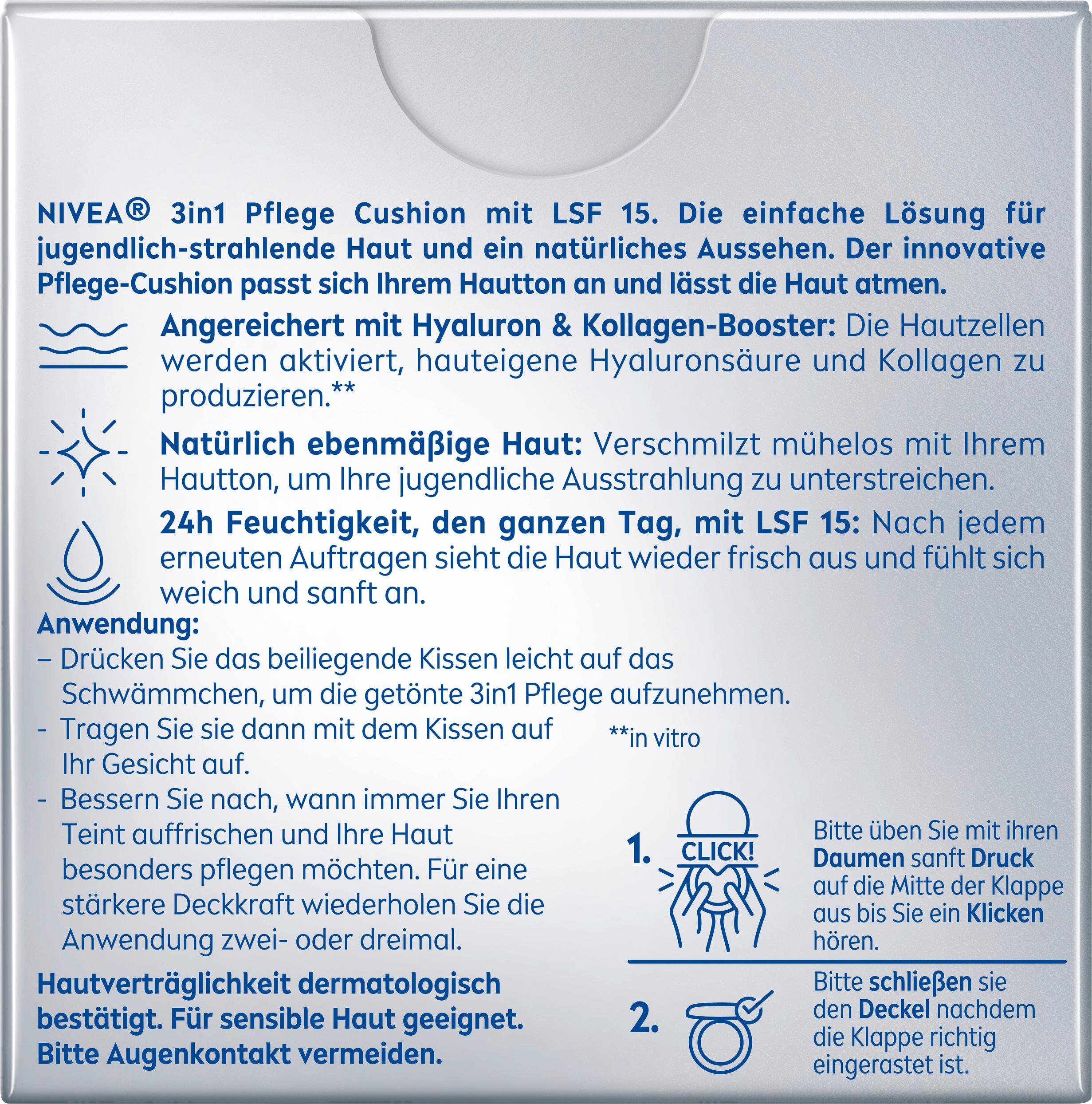 Produktbild NIVEA Cellular Expert Finish 3in1 Pflege Cushion Dunkel 2 von 2