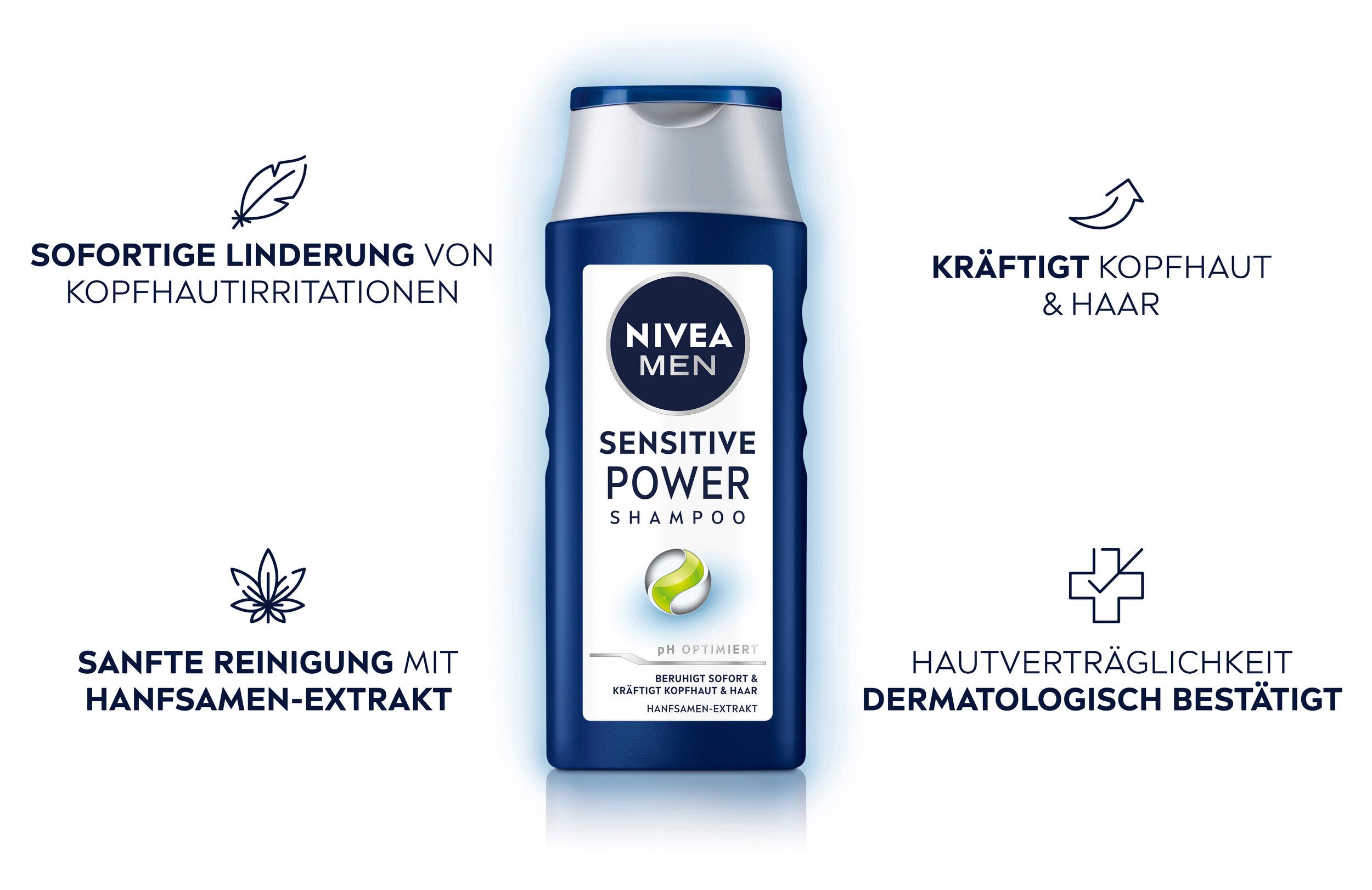 Produktbild NIVEA MEN Sensitive Power Shampoo 3 von 7