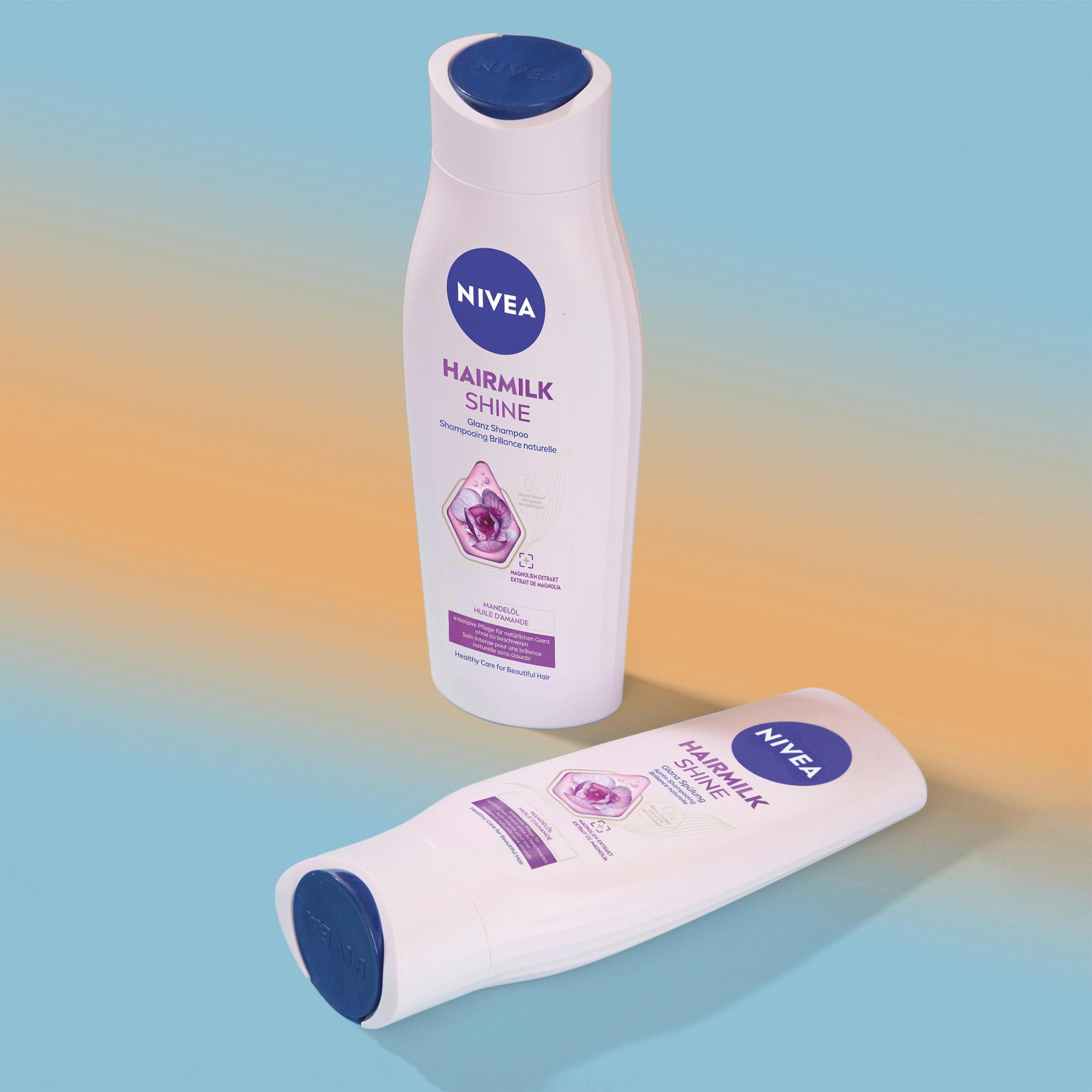 Produktbild NIVEA Haarmilch Natürlicher Glanz Shampoo mit Mandelmilch 5 von 5