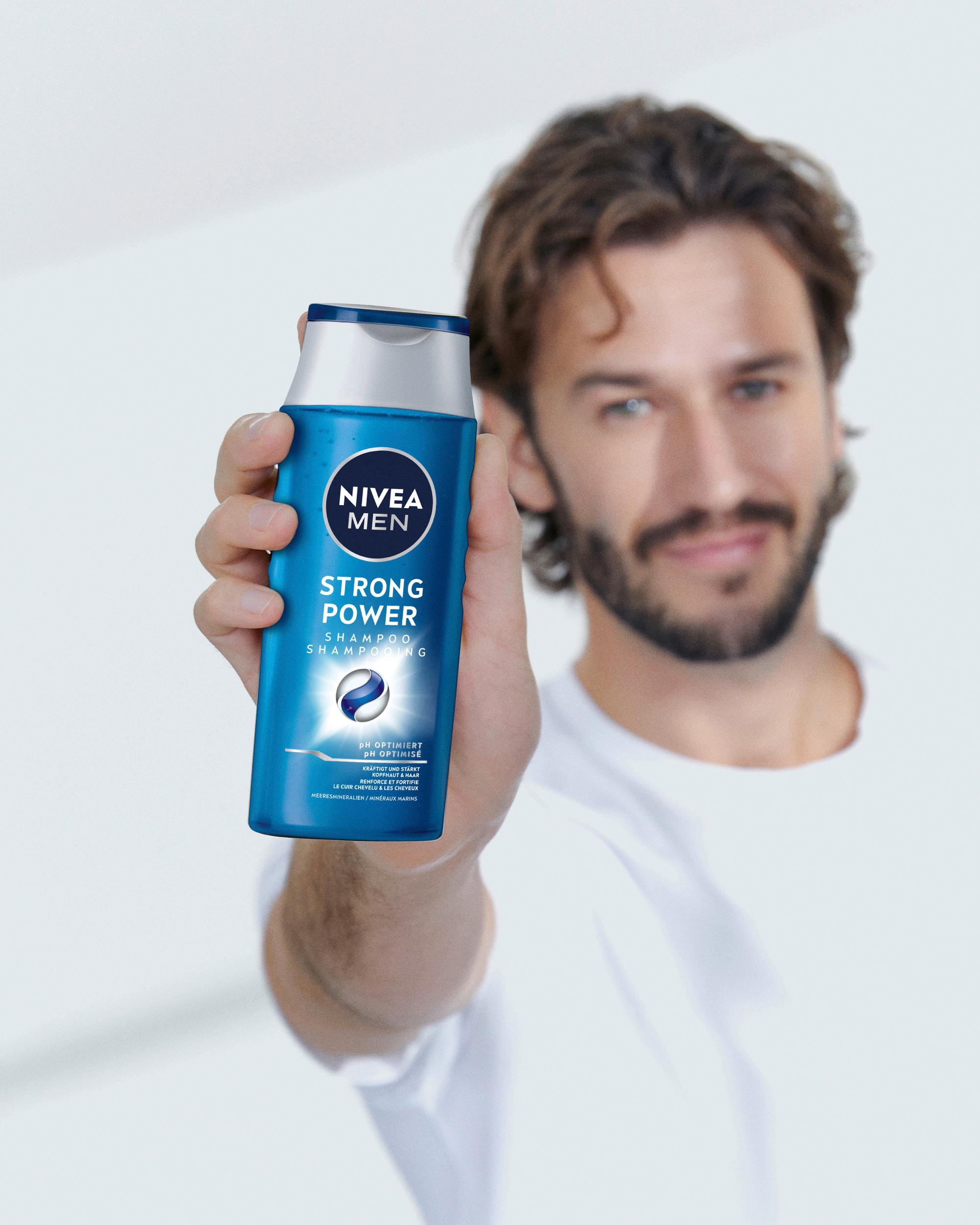 Produktbild NIVEA MEN Strong Power Shampoo gesundes kräftiges Haar 5 von 5