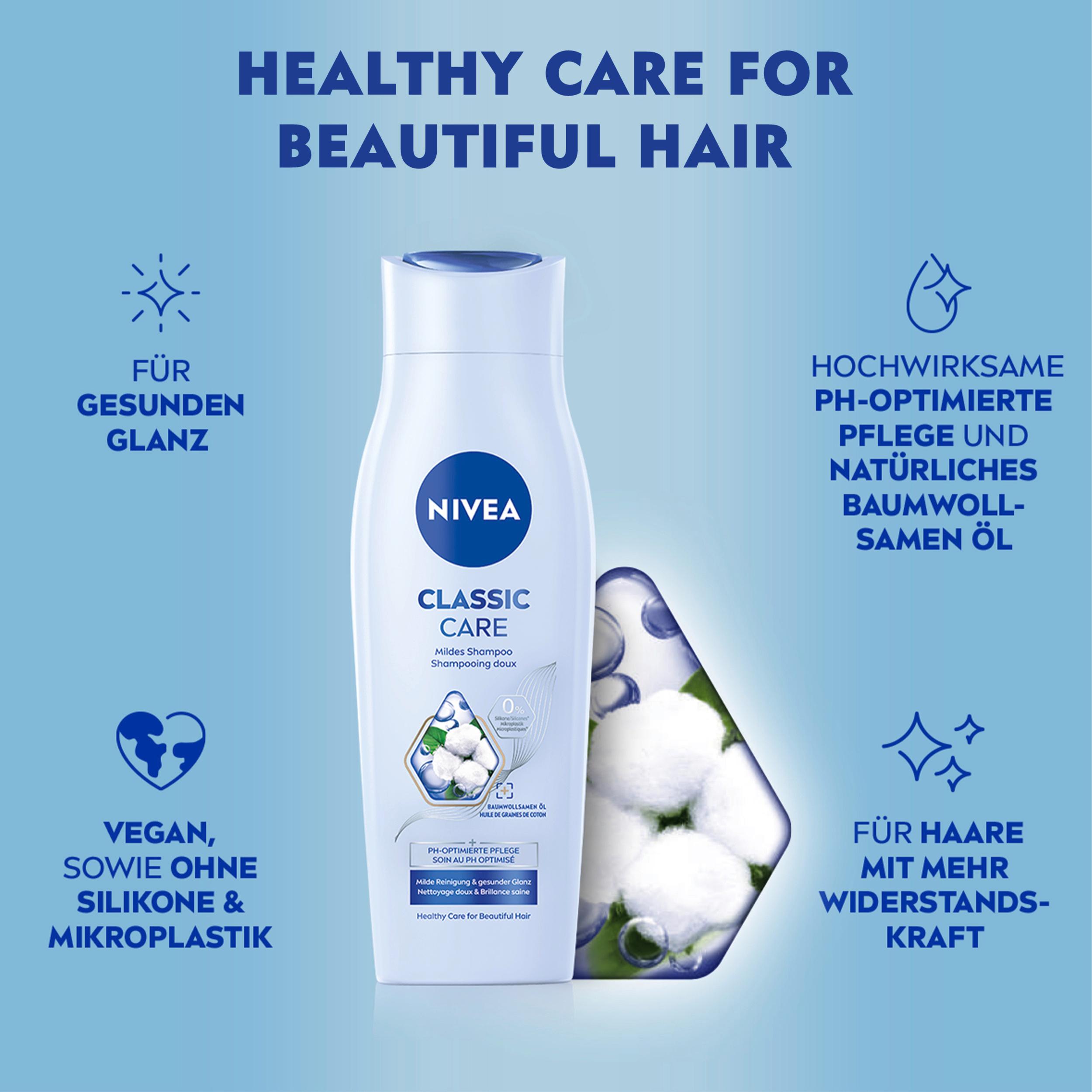 Produktbild NIVEA Classic Mild Shampoo Glanz Serum normales Haar 4 von 4